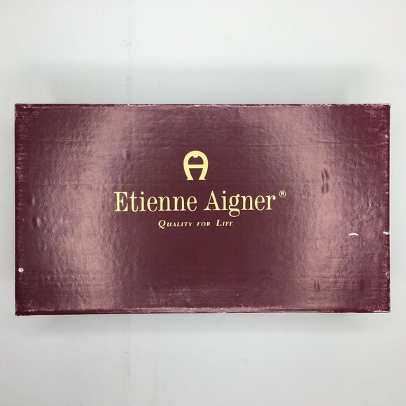 Etienne Aigner Womens Pumps Taylor Lenvy All Leather Upper Navy Blue Size 9M - Picture 11 of 12